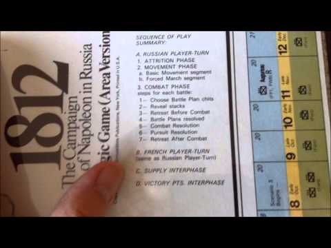 1812 Napoleon in Russia from SPI - 1972