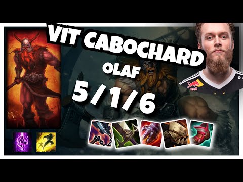 Olaf vs Aatrox VIT Cabochard TOP (5/1/6) - v11.4