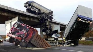 What Is This Fool Doing!!? Crazy Truck Driver On The Road!!! Extreme Situation and Accident 2023!!