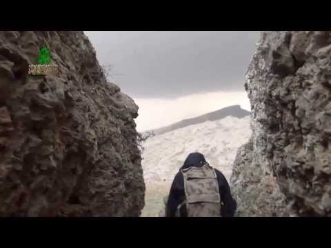 رباط مقاتلي جيش الإسلام على جبهة جبال دنحا في منطقة القلمون في ريف دمشق