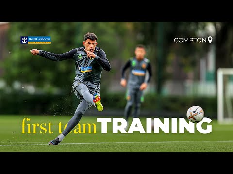 Shooting practice, penalties and big saves | Wolves first-team training ahead of West Ham