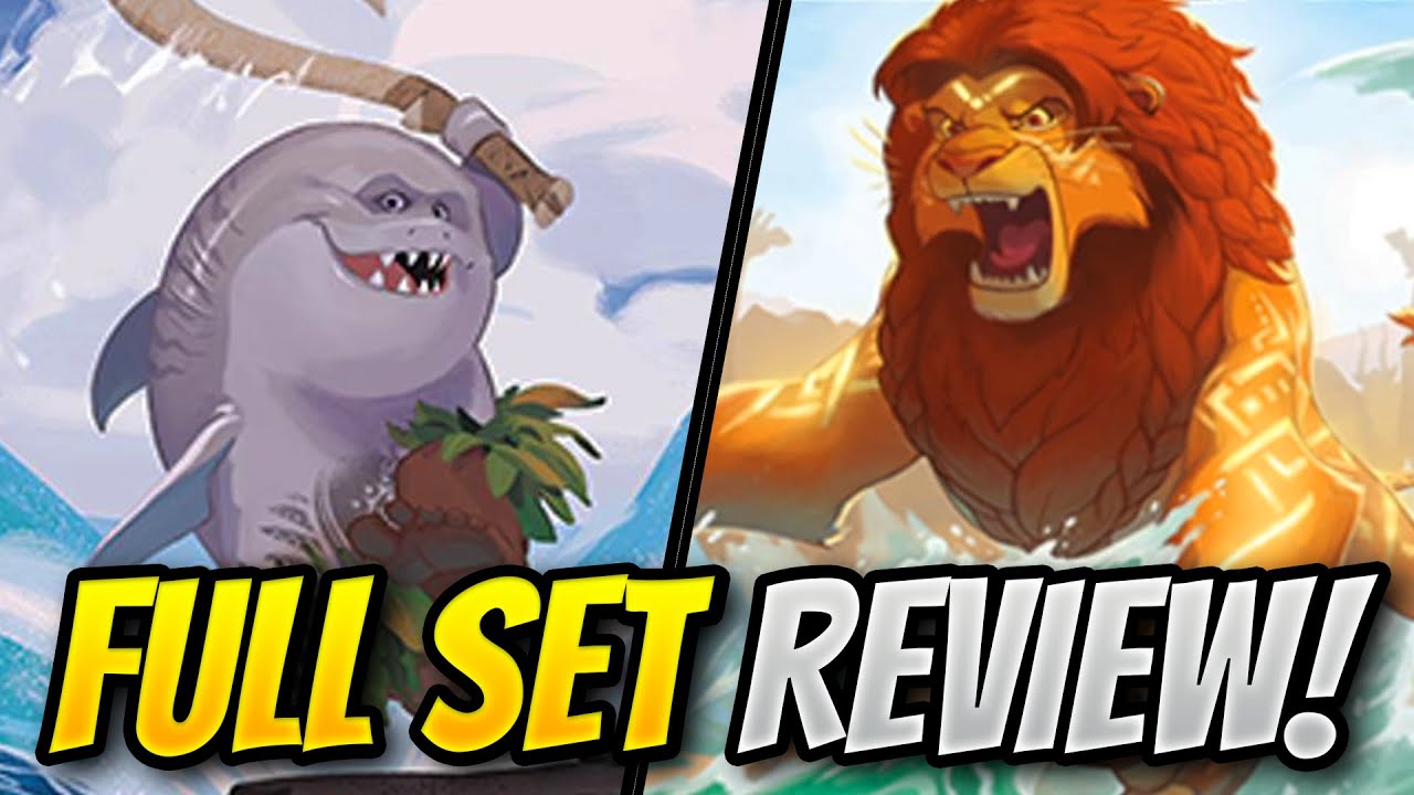 What Are The BEST CARDS in Disney Lorcana Set 6? | Azurite Sea Full Card Review