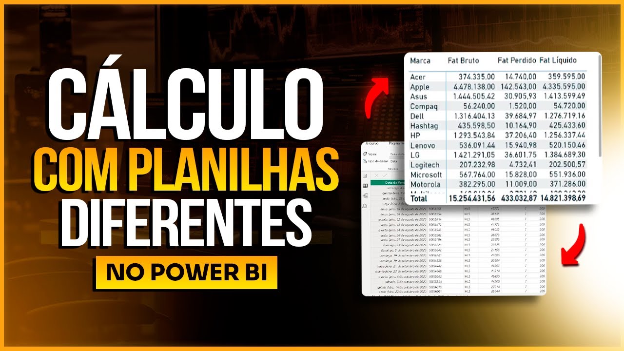 Como Fazer Cálculos com Planilhas Diferentes no Power BI