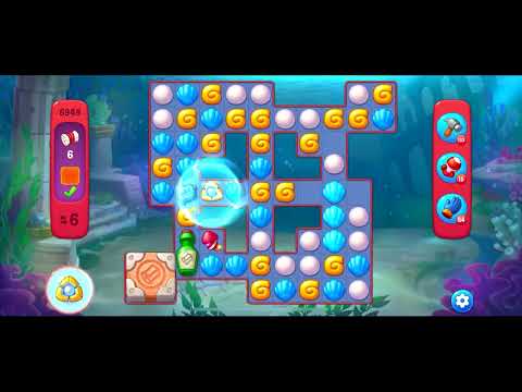 Fishdom Hard level 6949 no boosters フィッシュダム