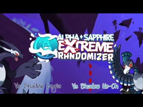 Pokemon Alpha Sapphire Extreme Randomizer Vs Shadow Lugia Vs Shadow Ho-Oh battle theme