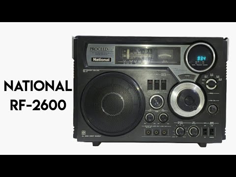 1960-70s NATIONAL RF-2600 6BANDS RECEIVER RADIO WORKING CONDITION MADE IN JAPAN @shantishop1014