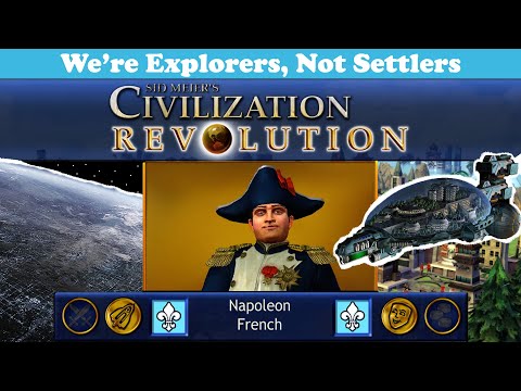 Finding Humanity a NEW HOME -French Technology Deity Victory Gameplay-Civilization Revolution Xbox1