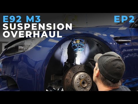 E92 M3 Suspension Overhaul: EP2  - Dinan Coilover Sleeves, Sway Bar & LCA Monoball
