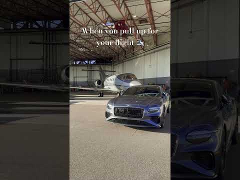 Private jet & Bentley Combo - #privatejet