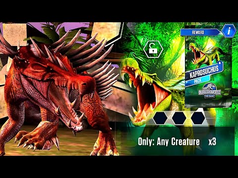 GEN 2 FURY UNLOCKED KAPROSUCHUS | JURASSIC WORLD THE GAME