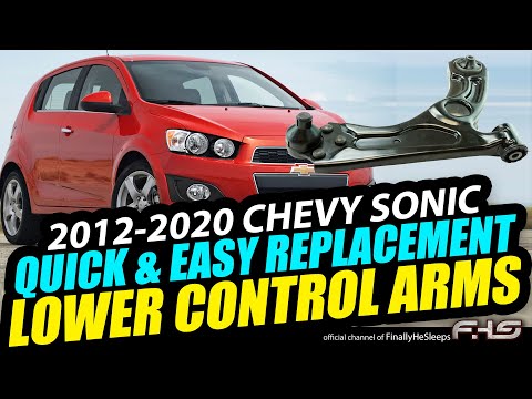 Replacing LOWER CONTROL ARMS 2012-2020 Chevy Sonic QUICK & EASY 2013 2014 2015 2016 2017 2018 2019