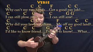I&#39;ve Got To Know (Woody Guthrie) Ukulele Cover Lesson in C with Chords/Lyrics
