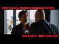 Tony Stark Shows Obadiah Stane His Chest Arc Reactor Mark I