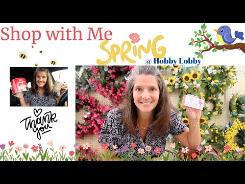 Local Grocery Shopping & Take a Break from the Cold Let's Shop Spring @ Hobby  Lobby
