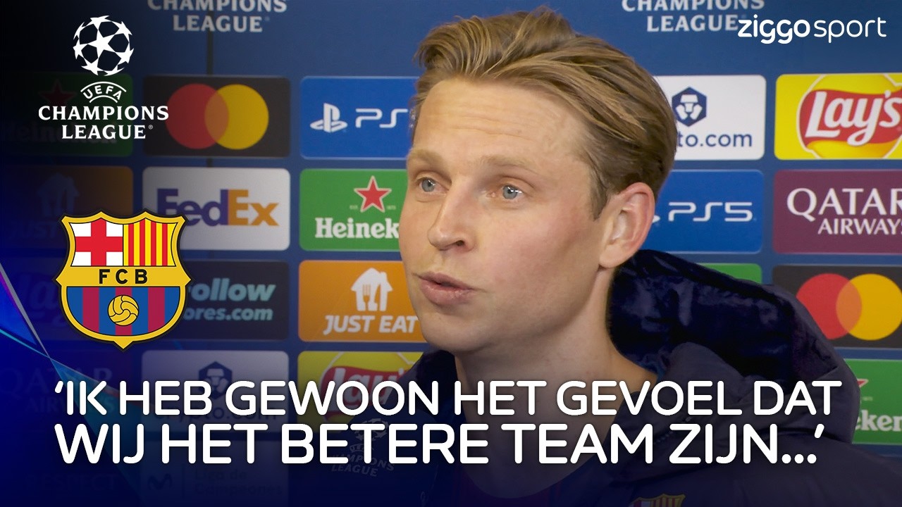 "Wij hebben een geweldig team dat de Champions League kan winnen" 🗣️ | Interview Frenkie de Jong