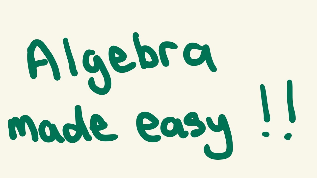 Algebra basics Explained l junior cert maths