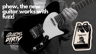 Video thumbnail for Phew, the new guitar works with Fuzz!!!!! Ibanez FLATV1 by Josh Smith (Guitarzan)