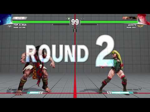 ストリートファイターV haitani(necalli) vs gishi72(cammy) 2