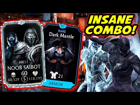 MK Mobile. MK11 Noob Saibot + Dark Mantle = INCREDIBLE COMBO. Making Noob EVEN BETTER!