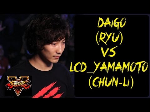 Street Fighter V DAIGO UMEHARA (RYU) VS LCD_yamamoto (CHUN-LI) RANKED MATCH - VER 1.01