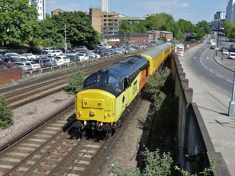 Network Rail Test Train around Totton and Southampton - May 2017