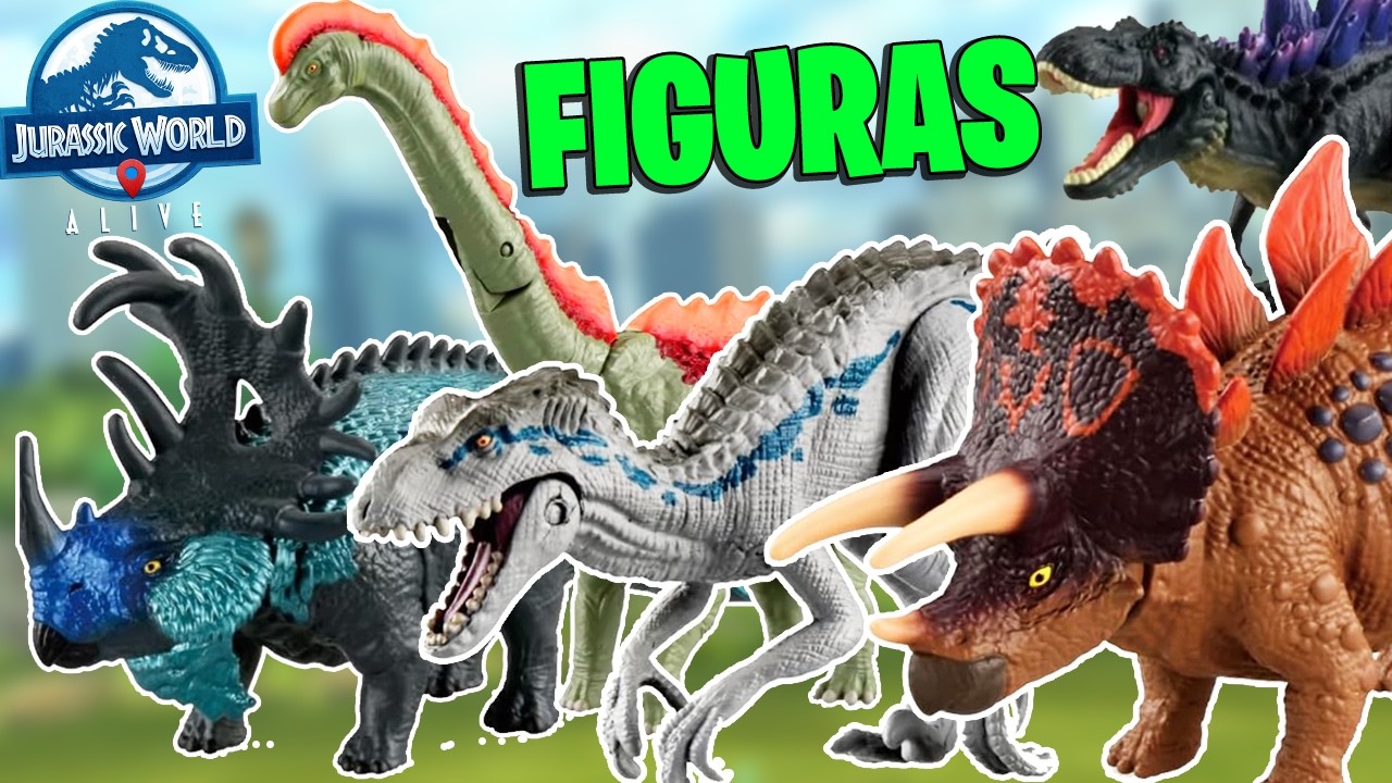 MORTEM REX en FIGURA OFICIAL!!! y Más DINOSAURIOS HÍBRIDOS de Jurassic World Alive