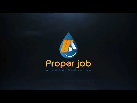 Proper Job Window Cleaning video.