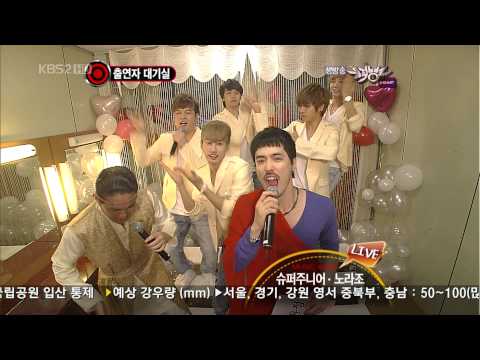 100716 Music Bank - SJ in waiting room