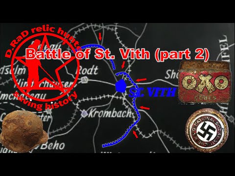 Battle of St Vith relic hunting,  part 2. D.RaD relic hunter
