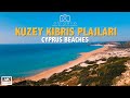 Beaches around Kyrenia, Famagusta and Karpas regions in Cyprus