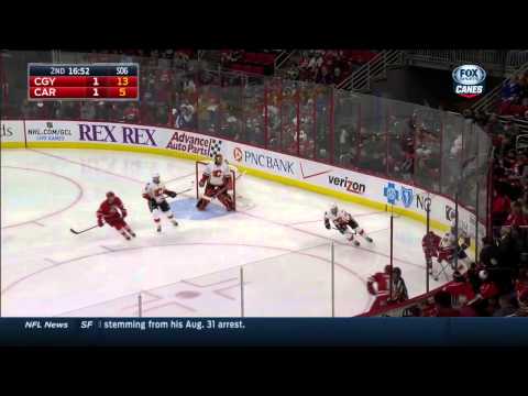 NHL 2014 11 10 Calgary Flames vs Carolina Hurricanes