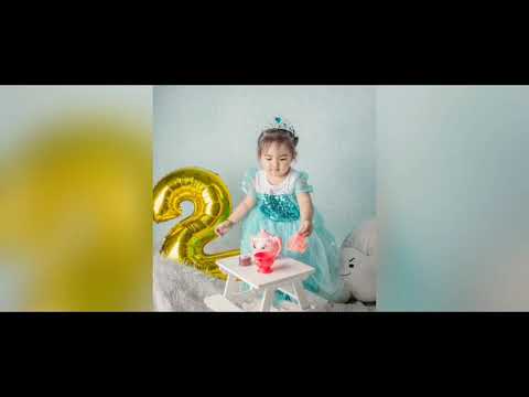 Raizel Klaire 2 Birthday shoot 💚👧