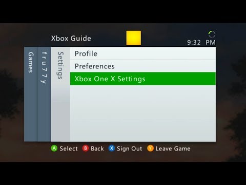 Xbox One X New Settings (Graphics vs Performance) in Xbox 360 Enhanced Games Backward Compatibility