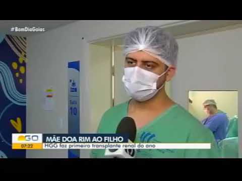 Mãe doa rim ao filho de 20 anos no primeiro transplante renal intervivos de 2023 no HGG