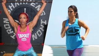 Bayley and Sasha train for their NXT TakeOver WWE Iron Man Match