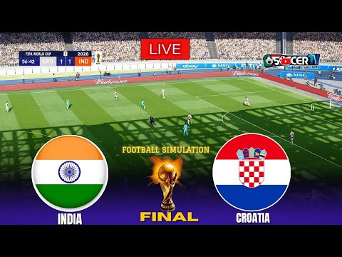 India vs. Croatia - FIFA World Cup 2026 USA Final featuring Modric and Chhetri |PES 21 PC Simulation