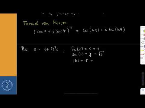 Komplexe Zahlen V2, Teil 1