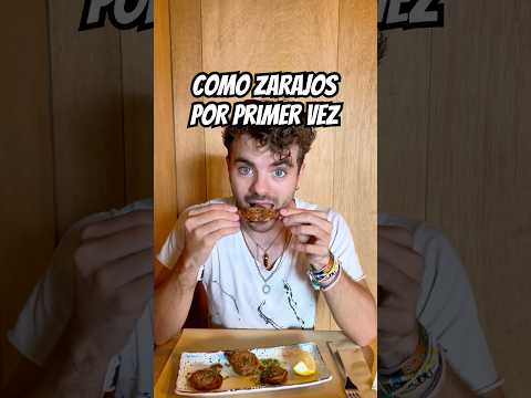 🍗 Probando ZARAJOS por PRIMERA VEZ  en CUENCA #shorts #romancito #comidaespañola #viajes #españa