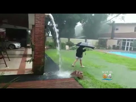 As Mom Filmed, Child Struck By Lightning While Playing In The Rain