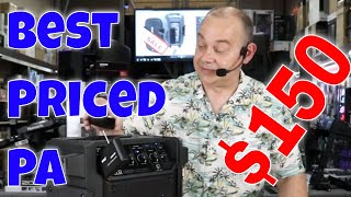 Video thumbnail for True Sound Of the ALTO UBER PA Best Busking Gear 50-Watt Portable Rechargeable Bluetooth PA System by expert island