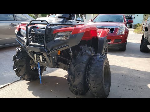 28" Mega Mayhem Tires on Honda Rancher