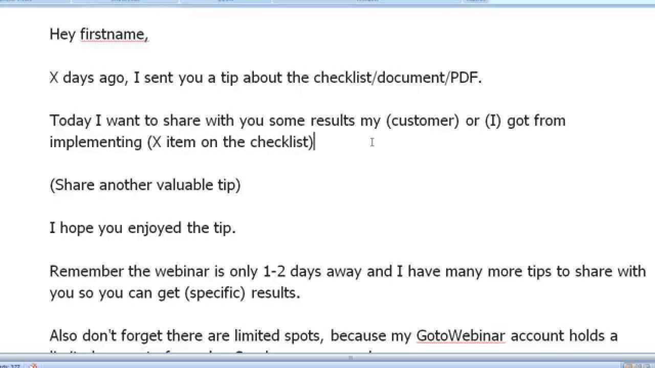 05RWF Email Templates -  Responsive Webinar Follow-Ups