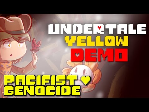 Undertale Yellow Demo - PACIFIST + GENOCIDE ROUTE / ENDING, Manly Let's Play