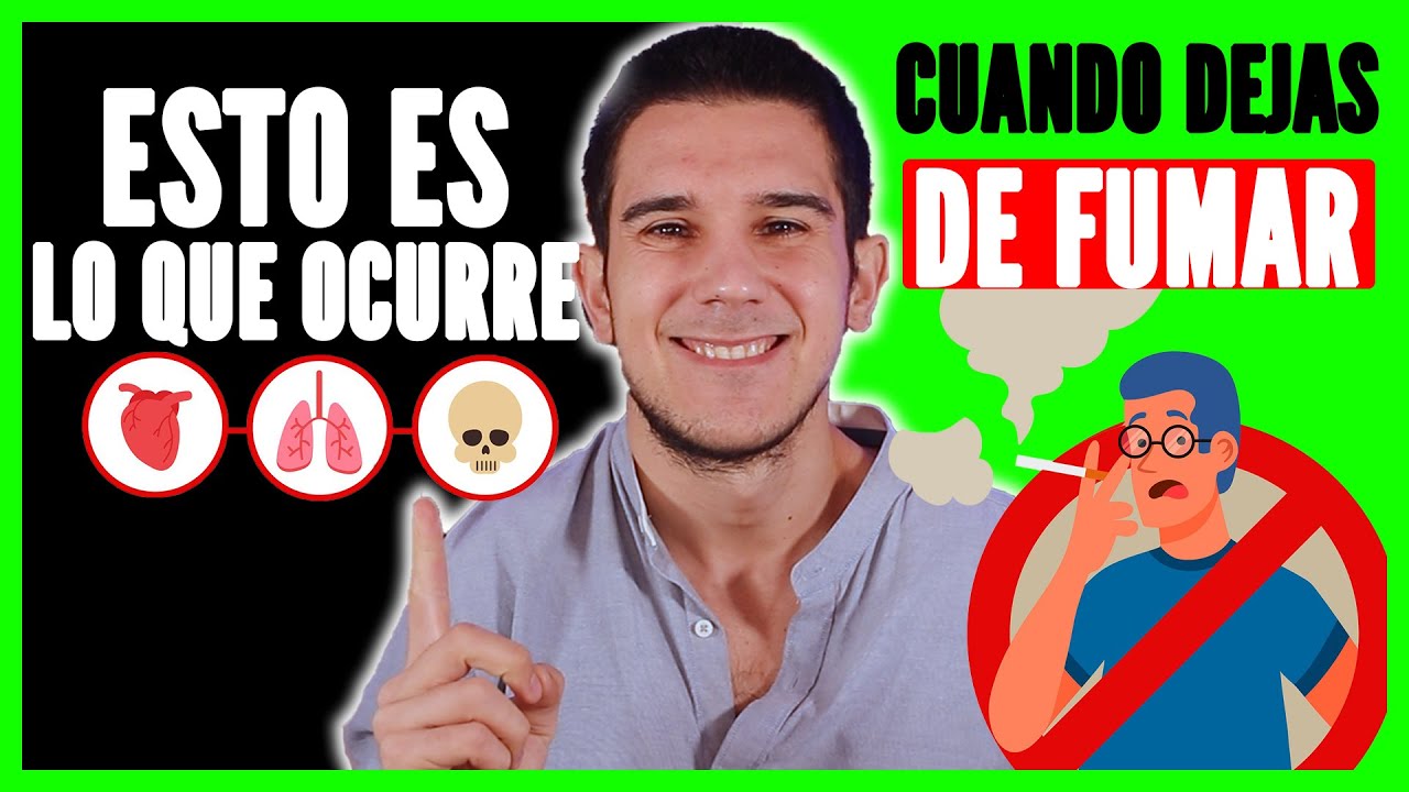 🤯🔥Esto es *Exactamente* lo que ocurre en tu Organismo cuando DEJAS de FUMAR de GOLPE🚀[Paso a Paso]