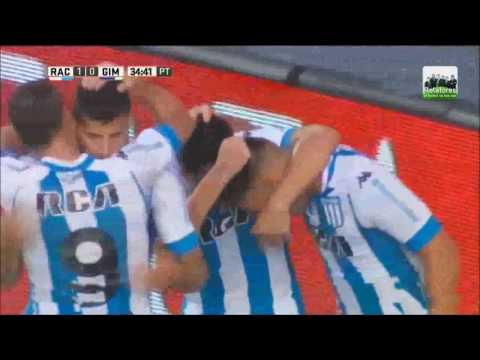 Gol de Martinez /Racing 1 - Gimnasia 0 (Relato de Martin Ceres)
