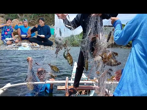 JACKPOT MARAMING SAMARAL ANG NAHULI NAMIN SA LAMBAT || CATCH & COOK #netfishing #islandlife #enjoy