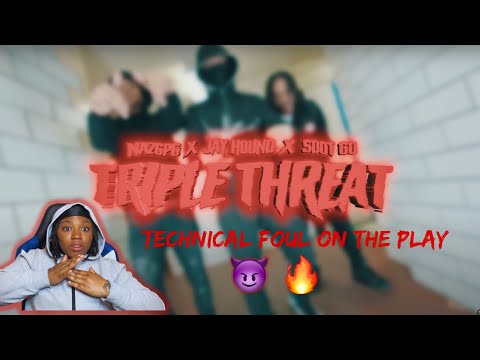 SWEEPERS GOING KU 😳!! NazGPG x Jay Hound x Sdot Go - Triple Threat (Official Music Video)| REACTION