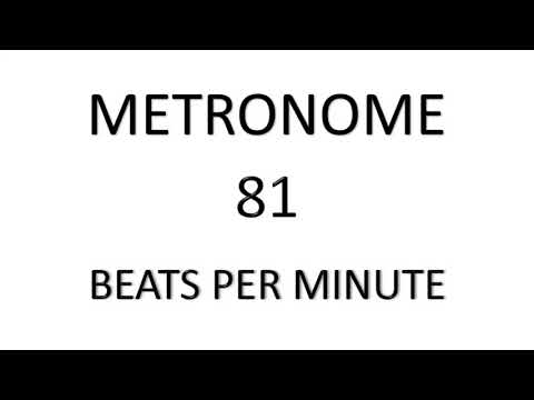 METRONOME 81 BPM