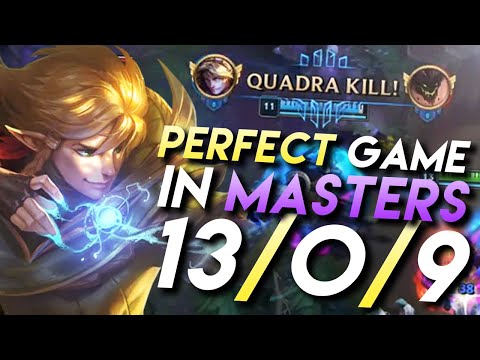 PERFECT EZREAL GAME IN MASTERS