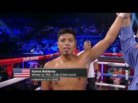 Karlos Balderas vs Fidel Cervantes - 8/14/21 (fight #11)